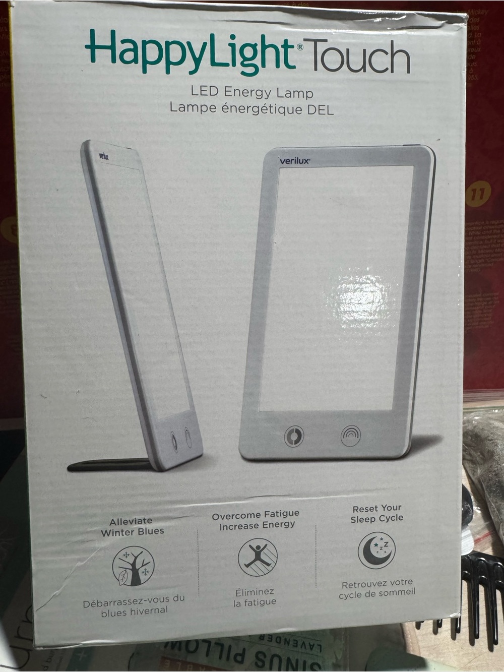 Verilux HappyLight Touch LED Energy Lamp - White